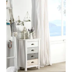 Sifonier de Dormitorio con 3 Cajones Multicolor ROMANTICA