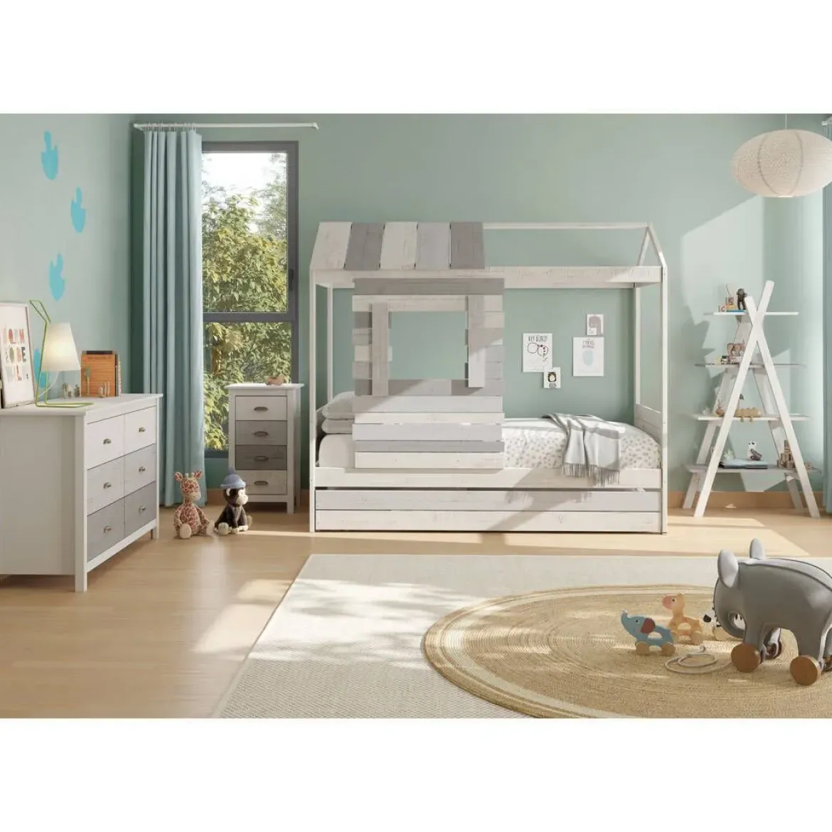 Sifonier de Dormitorio con 3 Cajones Multicolor ROMANTICA