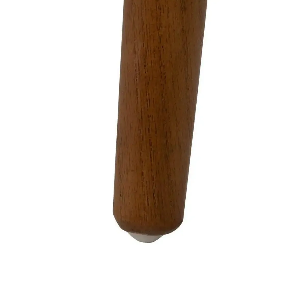 Silla Crema-Marrón con Asiento en Símil Piel y Estructura de Olmo 47 cm 613756