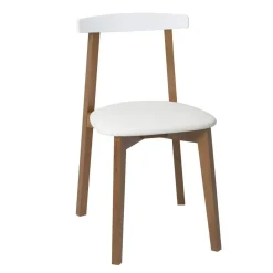 Silla de Cocina con Patas y Asiento de Tapizado JULIA