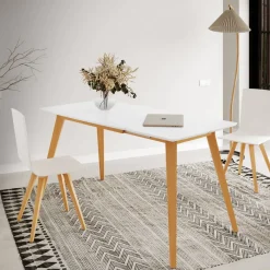 Silla de Cocina con Patas y Asiento de Madera LIVORNO
