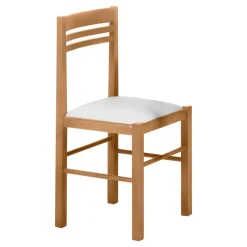 Silla de Cocina de Madera con Asiento Tapizado 557