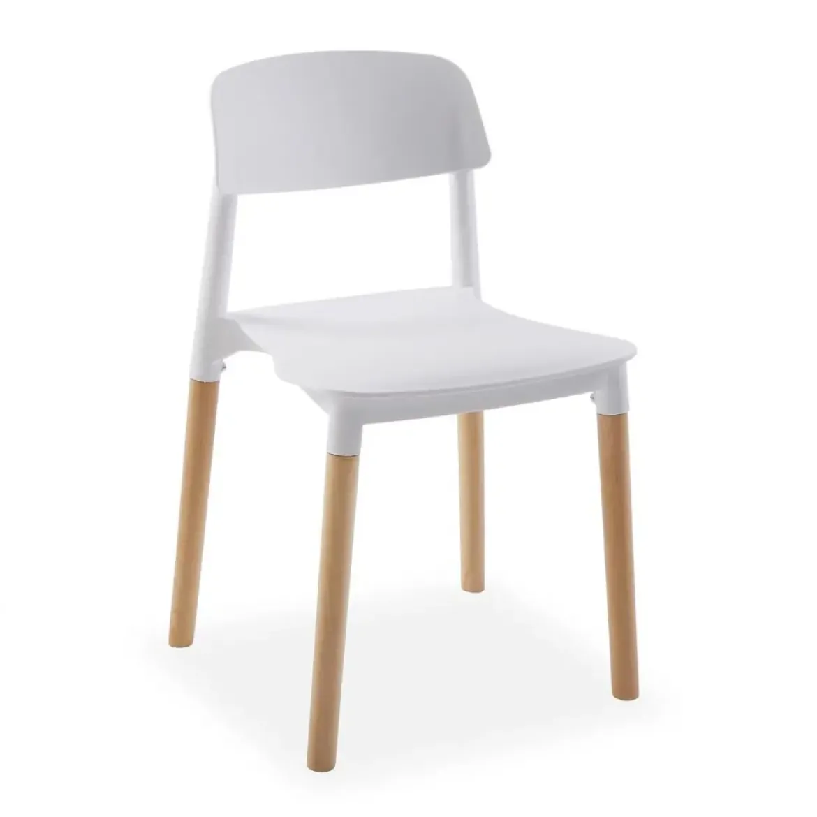 Silla de Cocina de Madera de Haya y Polipropileno 2202008
