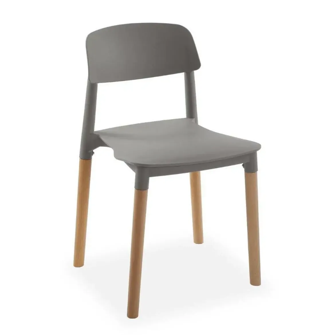 Silla de Cocina de Madera de Haya y Polipropileno 2202008
