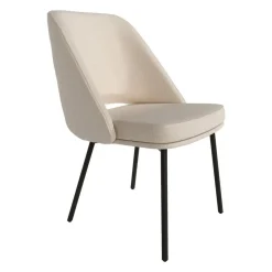 Silla de Comedor con patas Negras BEIRUT