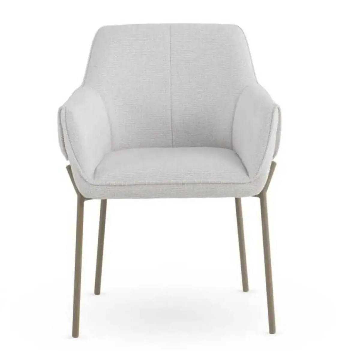 Silla de Comedor con Reposabrazos en Chenilla GABAR