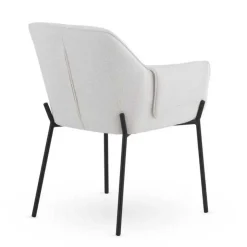 Silla de Comedor con Reposabrazos en Chenilla GABAR
