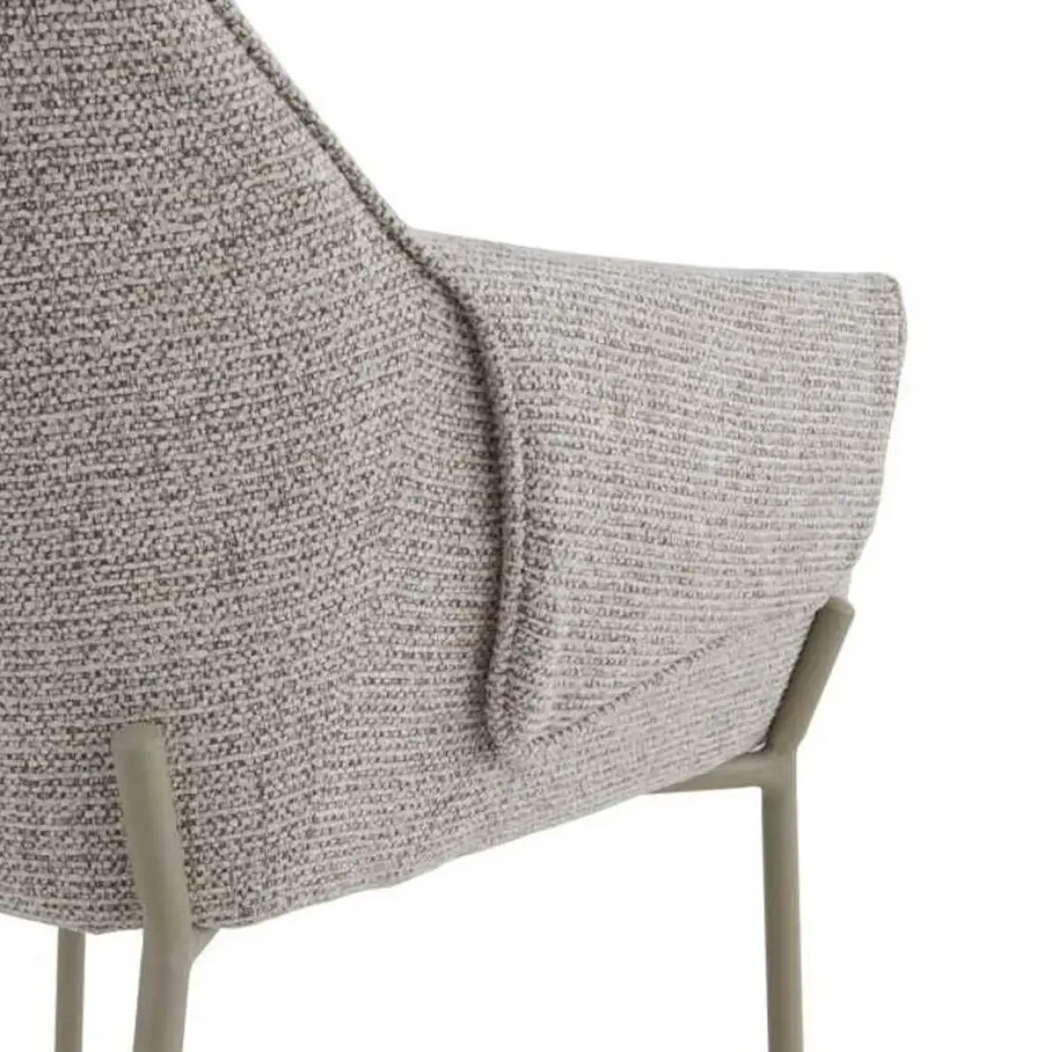 Silla de Comedor con Reposabrazos en Chenilla GABAR