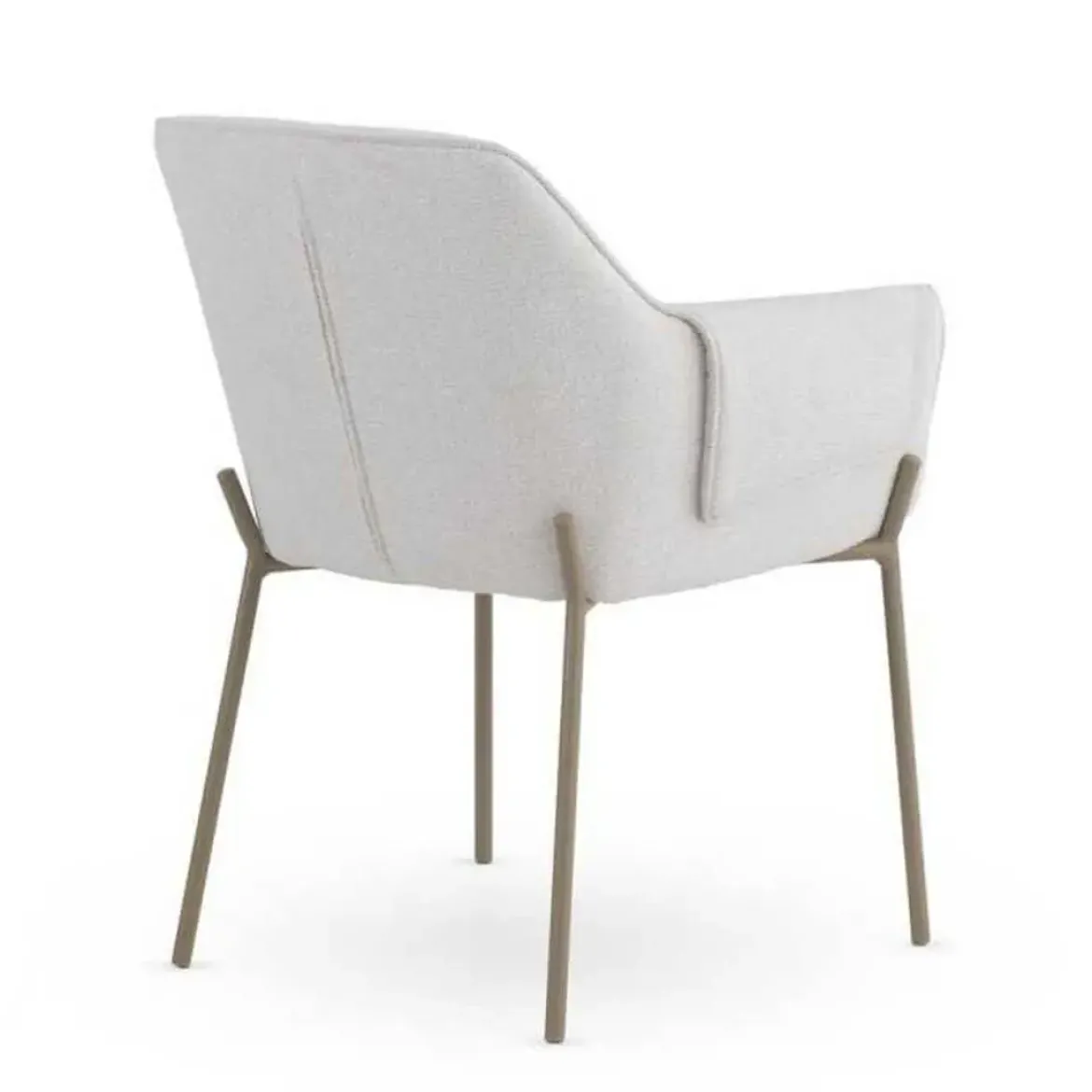 Silla de Comedor con Reposabrazos en Chenilla GABAR