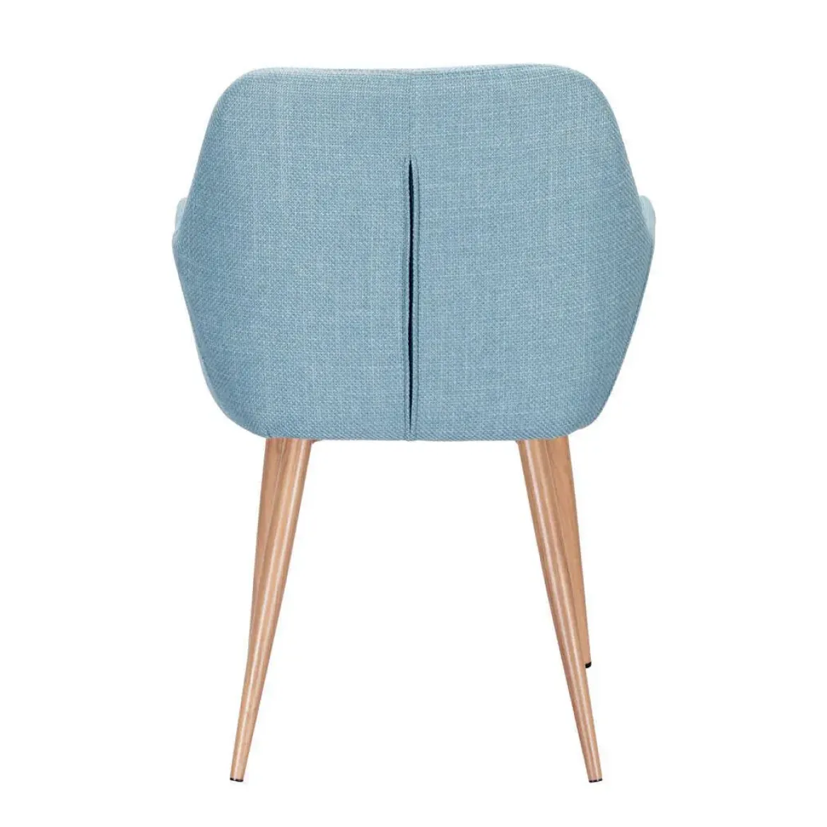 Silla de Comedor con Reposabrazos Tapizada en Tela ERIKA DC-3115