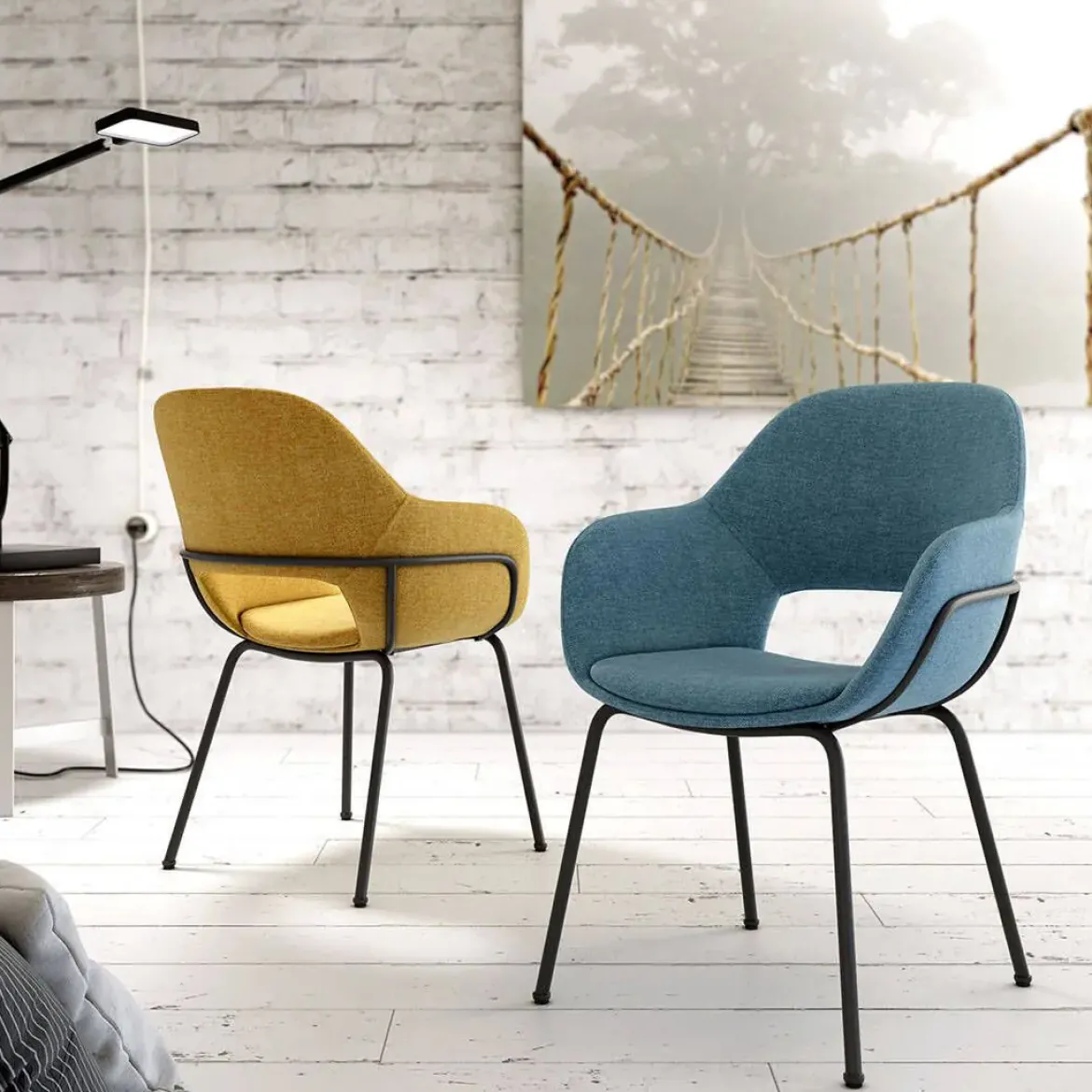 Silla de Comedor con Reposabrazos SIDNEY