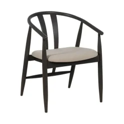 Silla de Comedor con Respaldo y Asiento Tapizado 61122