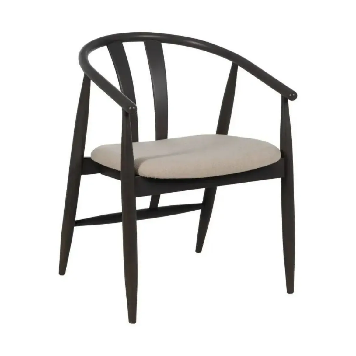Silla de Comedor con Respaldo y Asiento Tapizado 61122