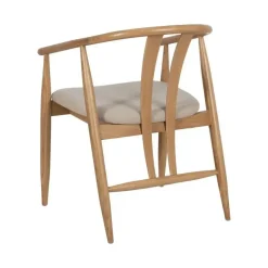 Silla de Comedor con Respaldo y Asiento Tapizado 61122