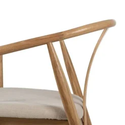 Silla de Comedor con Respaldo y Asiento Tapizado 61122
