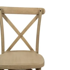 Silla de Comedor con Respaldo Cruzado de Polipropileno