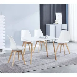 Silla de Comedor de Resina estilo Nórdico FINA