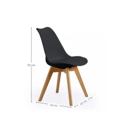 Silla de Comedor de Resina Sintética MALMO