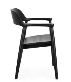 Silla de Comedor en Madera de Teca Natural con Barniz Nitrocelulosa IDRIS