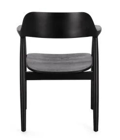 Silla de Comedor en Madera de Teca Natural con Barniz Nitrocelulosa IDRIS
