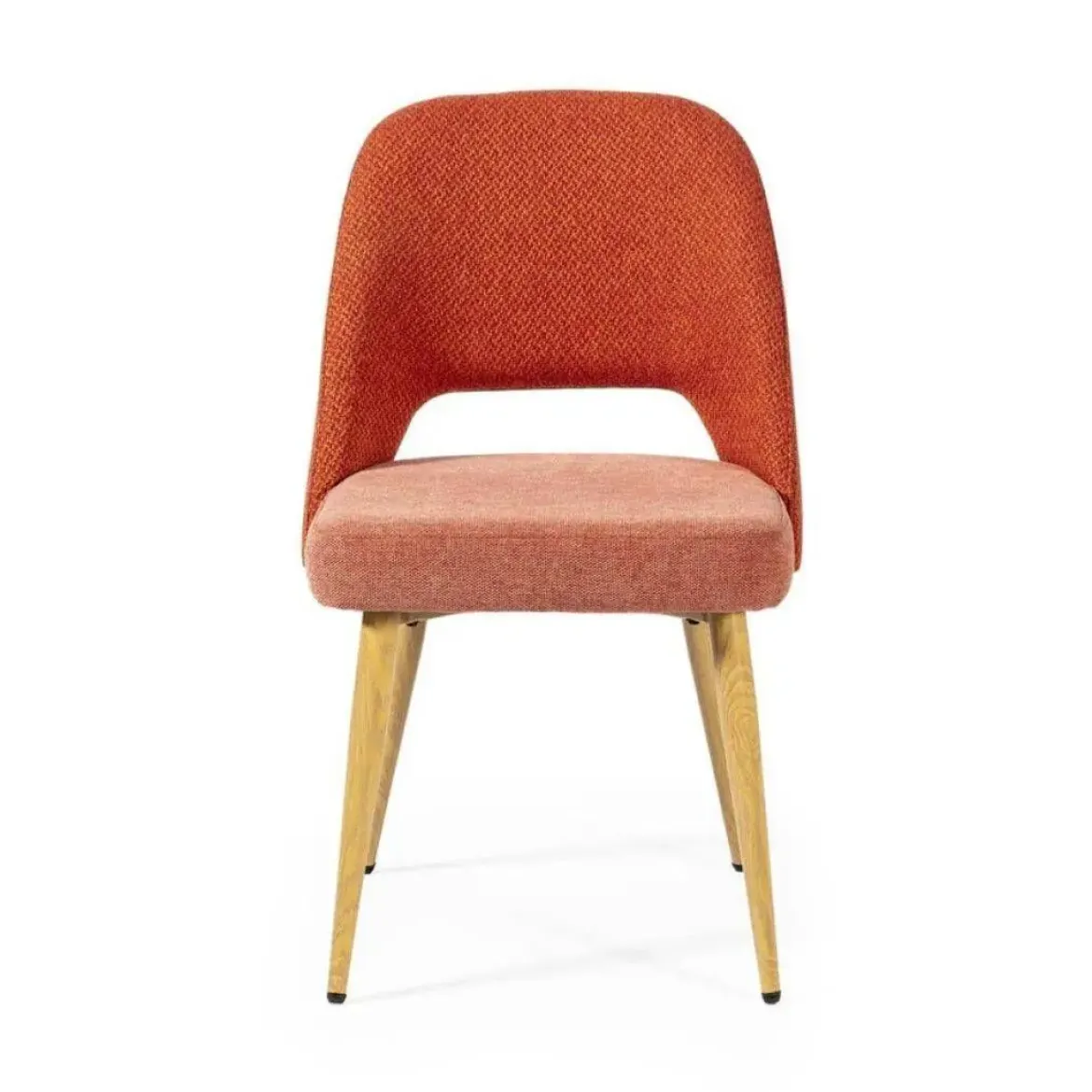Silla de Comedor Tapizada con Patas de Metal DC-624