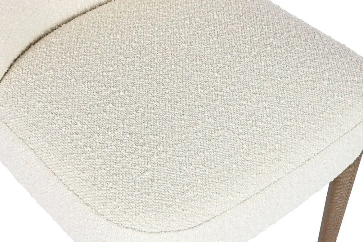 Silla de Comedor Tapizada en Poliéster y Patas de Madera de Fresno MB-221648