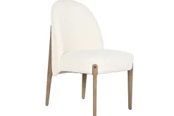 Silla de Comedor Tapizada en Poliéster y Patas de Madera de Fresno MB-221648