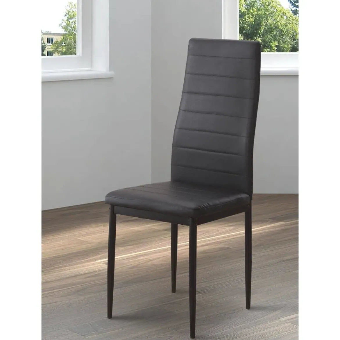 Silla de Comedor Tapizada en Polipiel EMI