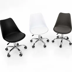 Silla de Escritorio con Ruedas y Elevación a Gas PAMPA
