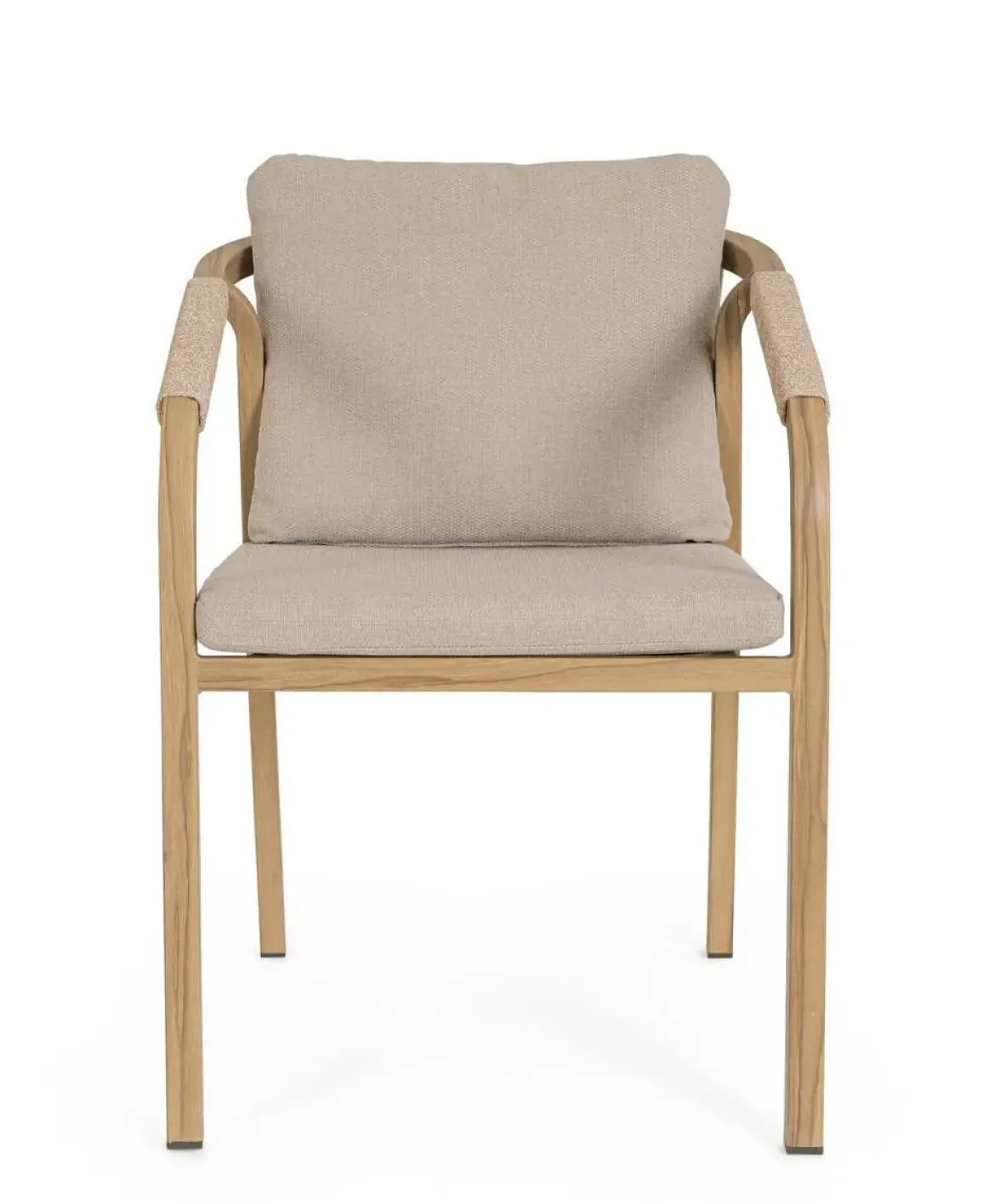 Silla de Jardín con Cojines y Cuerda Trenzada KALIMERA 0664125