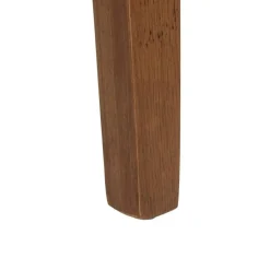 Silla de Madera y Tejido Color Marrón-Verde 614599