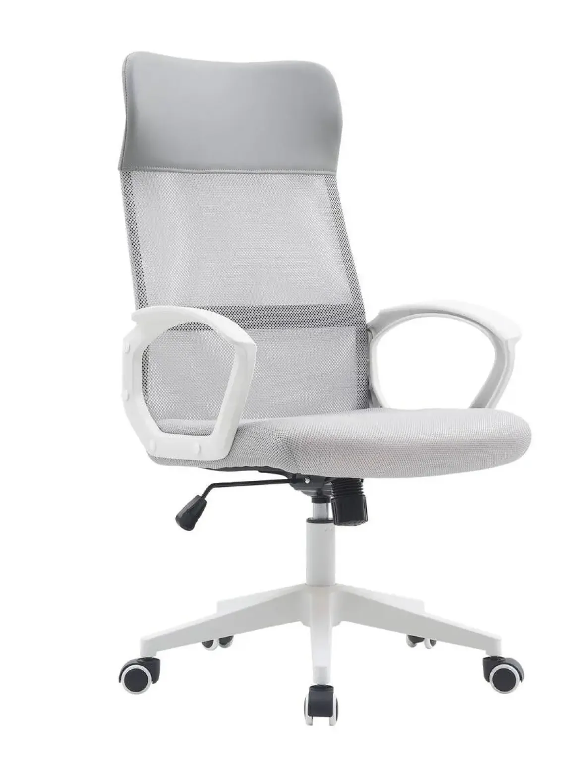 Silla de Oficina Color Gris-Blanco DORA OFIOFS0000017