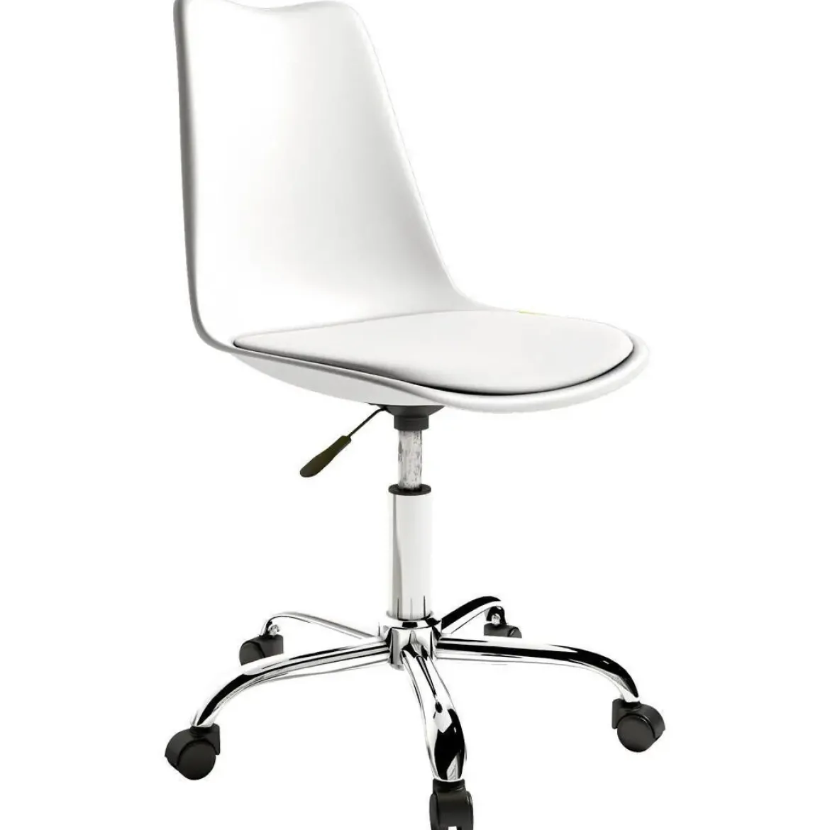 Silla de oficina con patas cromadas BREMEN