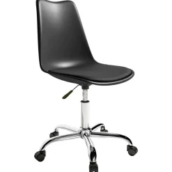 Silla de oficina con patas cromadas BREMEN