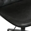 Silla de Oficina de Polipropileno y Metal Color Negro MB-205800