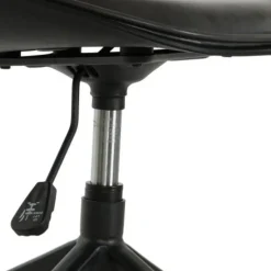 Silla de Oficina de Polipropileno y Metal Color Negro MB-205800