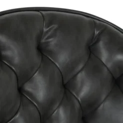 Silla de Oficina de Polipropileno y Metal Color Negro MB-205800
