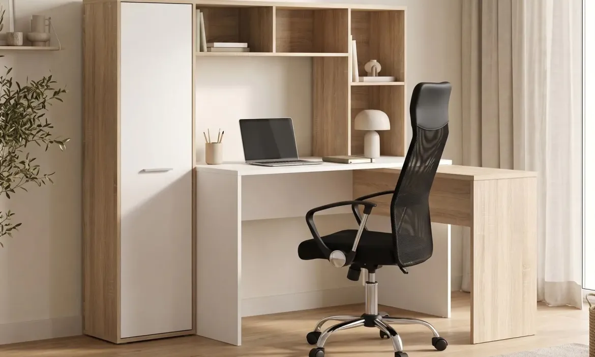 Silla de Oficina Ergonómica con Ruedas y Reposabrazos REGINA