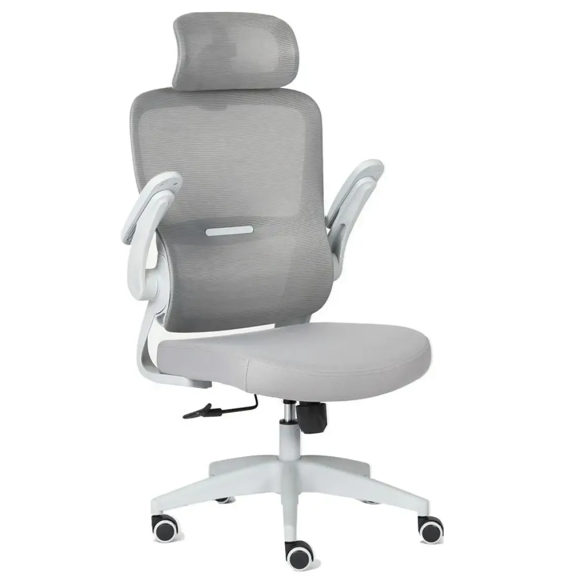 Silla de Oficina Ergonómica Gris con Malla TAYLOR 1054-H