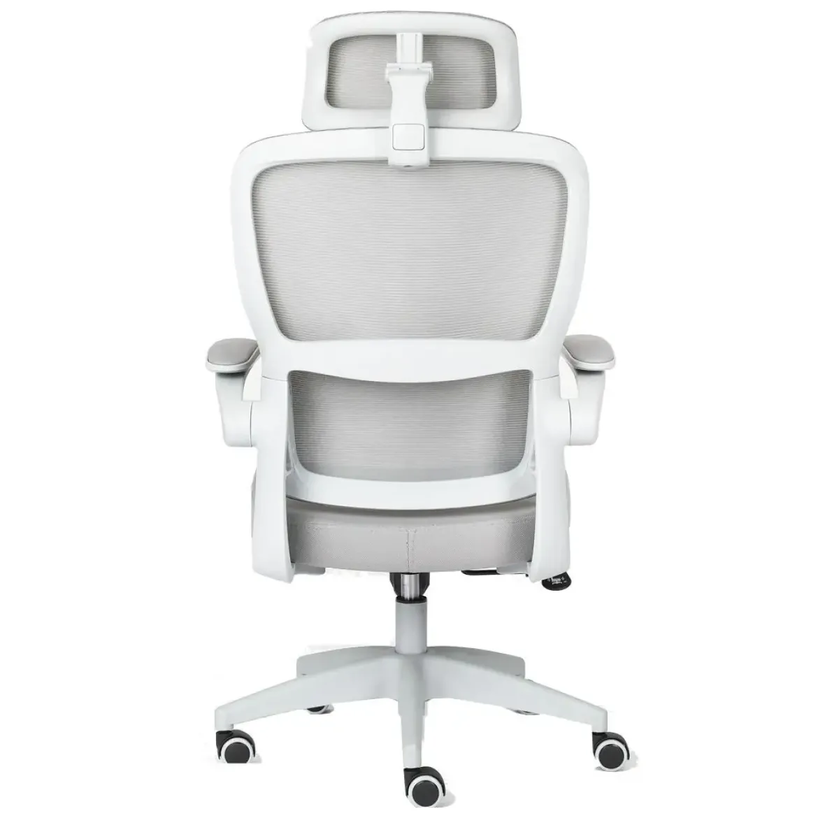 Silla de Oficina Ergonómica Gris con Malla TAYLOR 1054-H