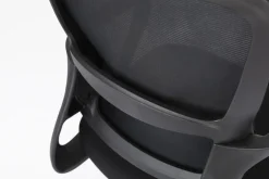 Silla de Oficina Ergonómica Negra con Malla KAROL 1051-H