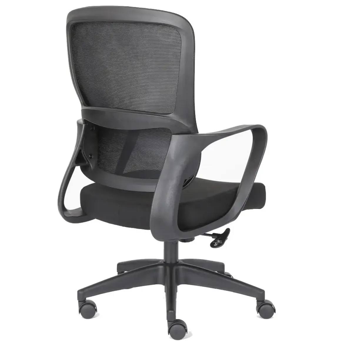 Silla de Oficina Ergonómica Negra con Malla KAROL 1051-H
