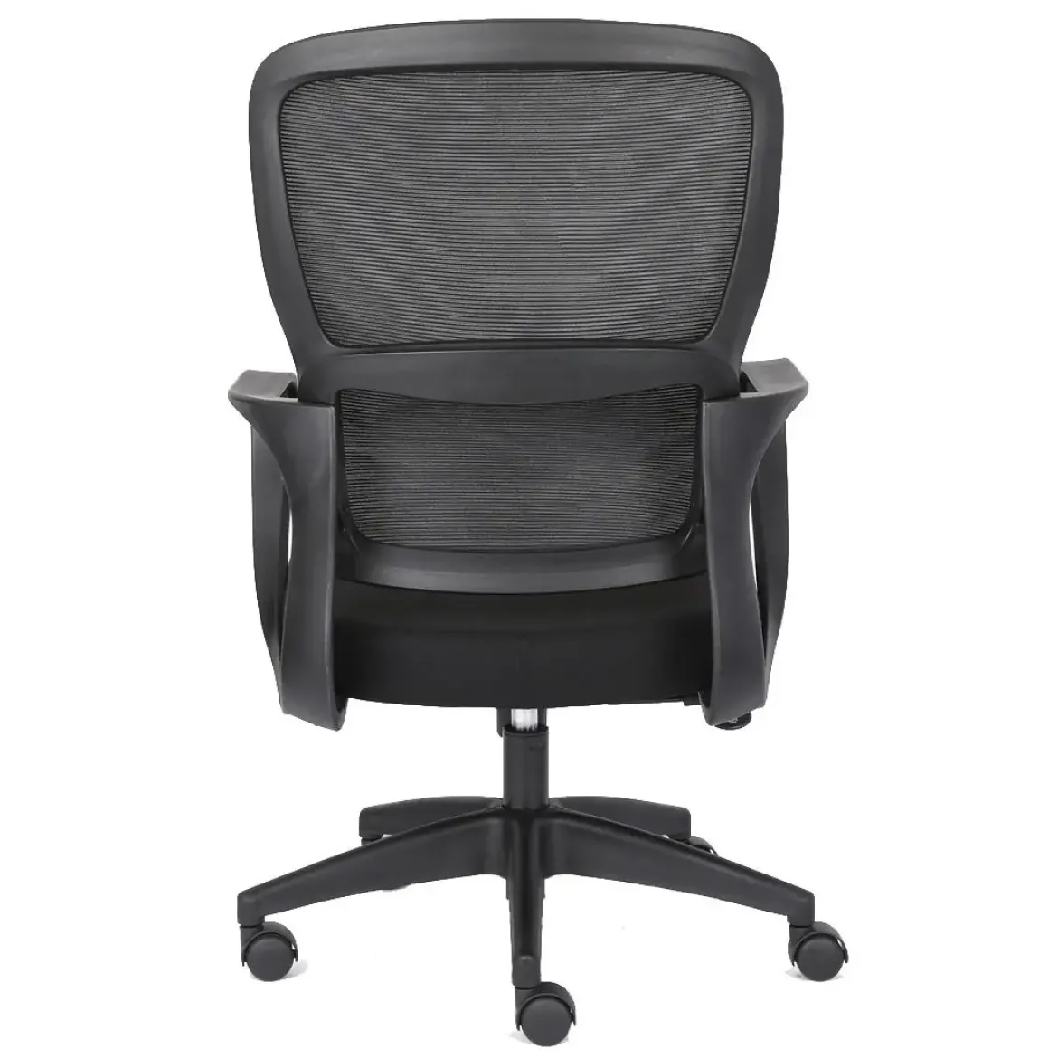 Silla de Oficina Ergonómica Negra con Malla KAROL 1051-H