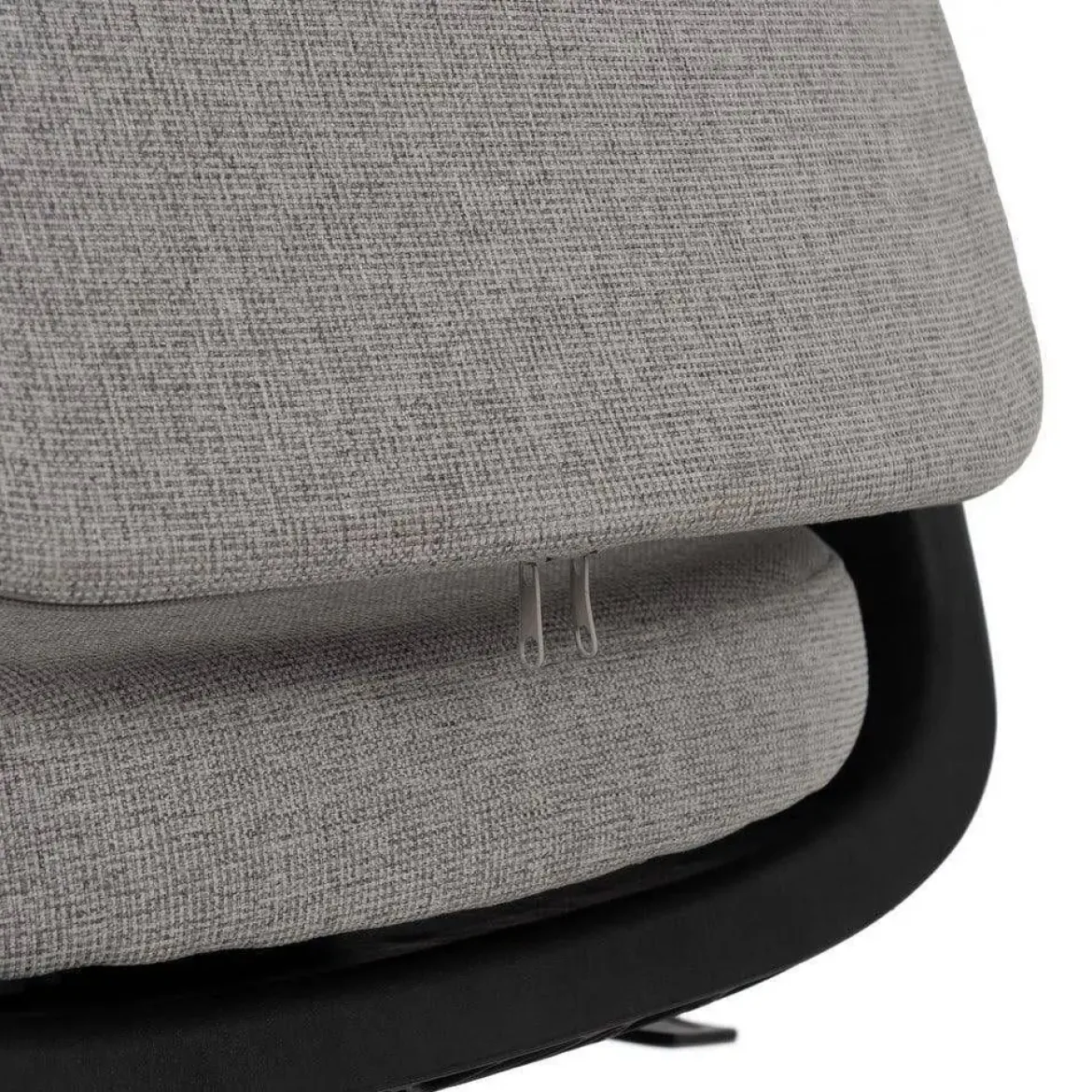 Silla de Oficina Gris con Ruedas y Reposabrazos Regulables 613247