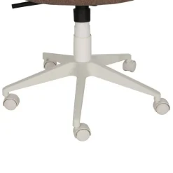 Silla de Ruedas Taupe Regulable con Reposabrazos y Respaldo Ajustable 613246