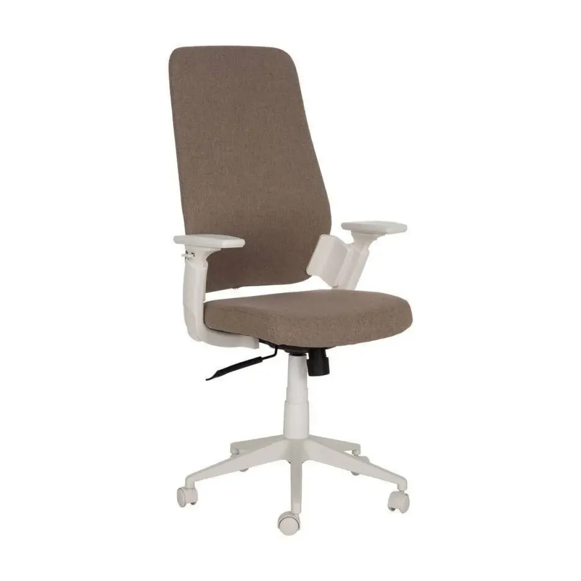Silla de Ruedas Taupe Regulable con Reposabrazos y Respaldo Ajustable 613246