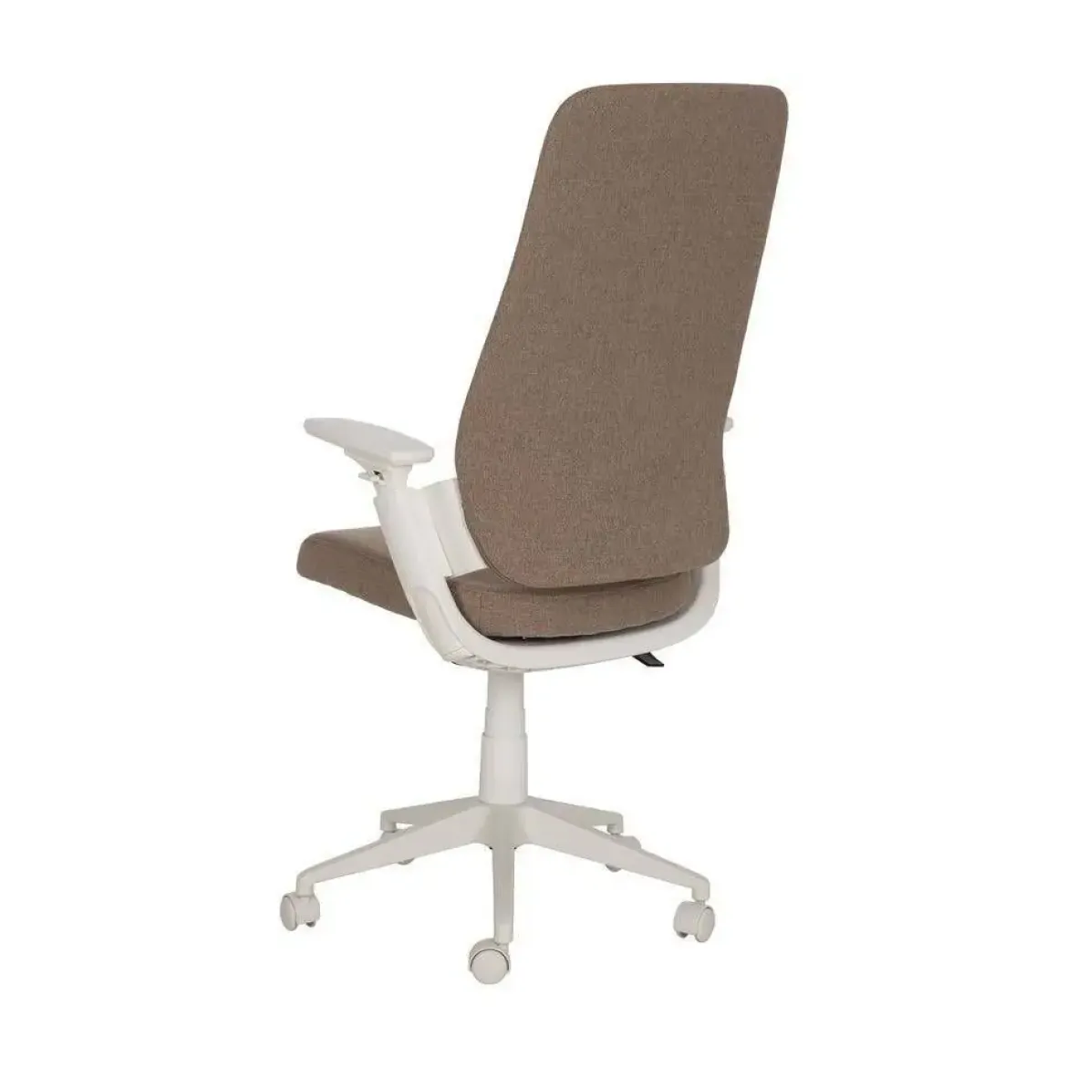 Silla de Ruedas Taupe Regulable con Reposabrazos y Respaldo Ajustable 613246