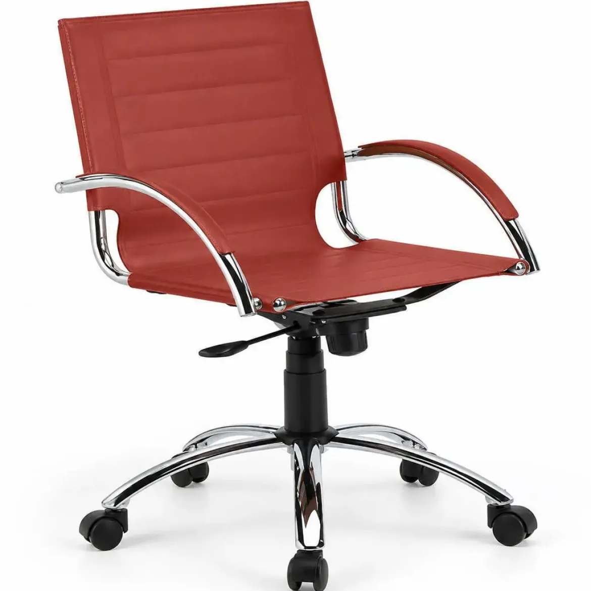 Silla Ejecutiva Basculante en Piel Regenerada ENZO