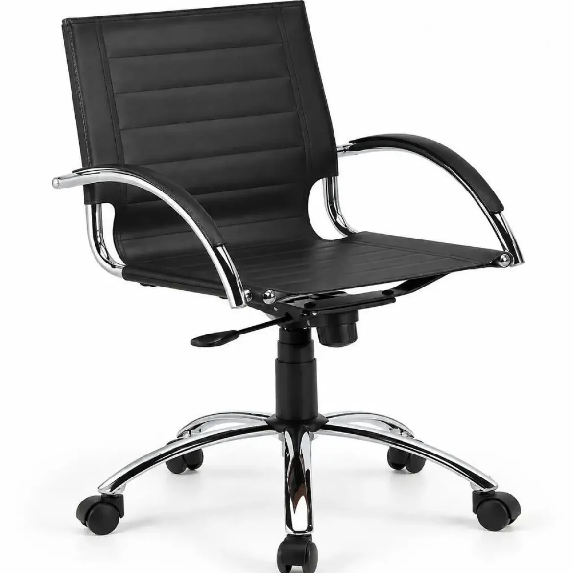 Silla Ejecutiva Basculante en Piel Regenerada ENZO