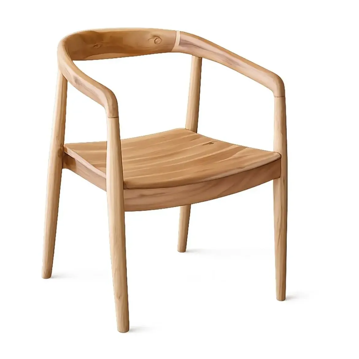 Silla Madera Teca 56x78 cm Marron Claro MB-208000
